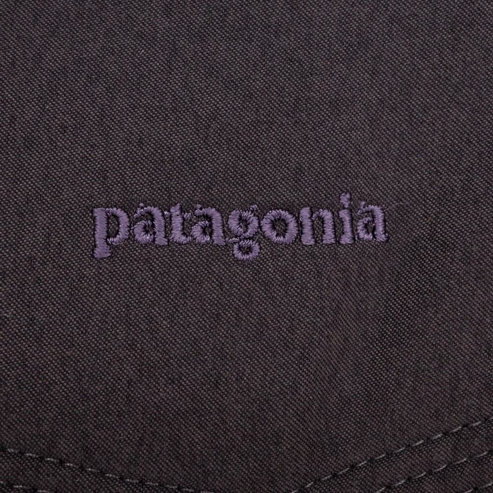 Patagonia Pants Womens 2 Plum Ankle Hiking Straight Leg Zip Hook Loop Gorpcore - Picture 5 of 14